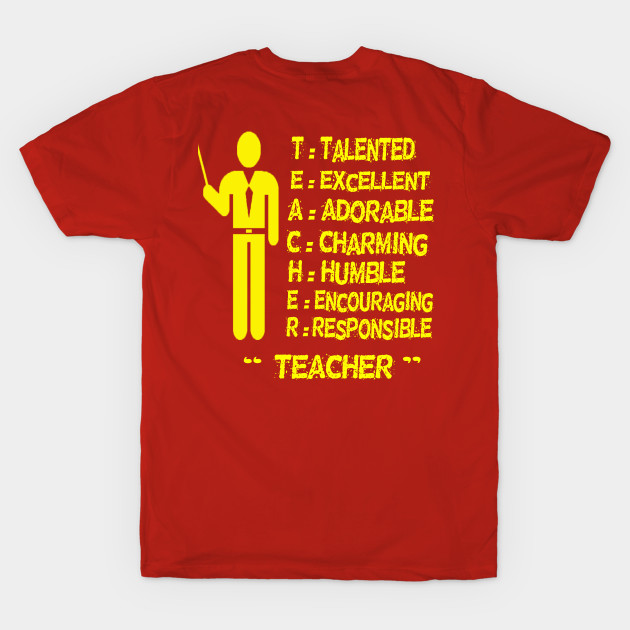 Beautiful Teacher Meaning T-Shirt by Safayet123